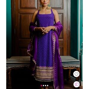 Purple salwar kameez
